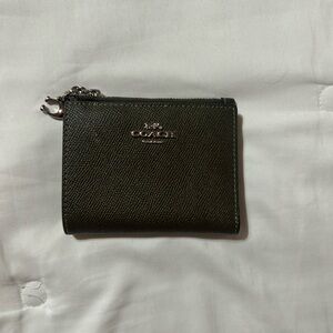 Green Coach card wallet